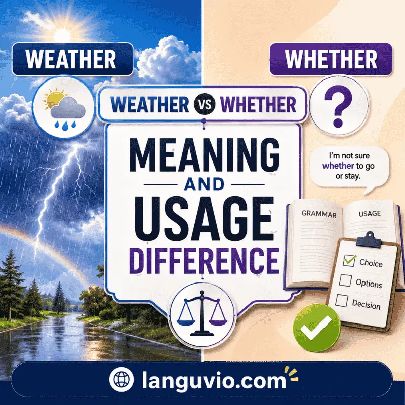 Meaning and Usage Difference