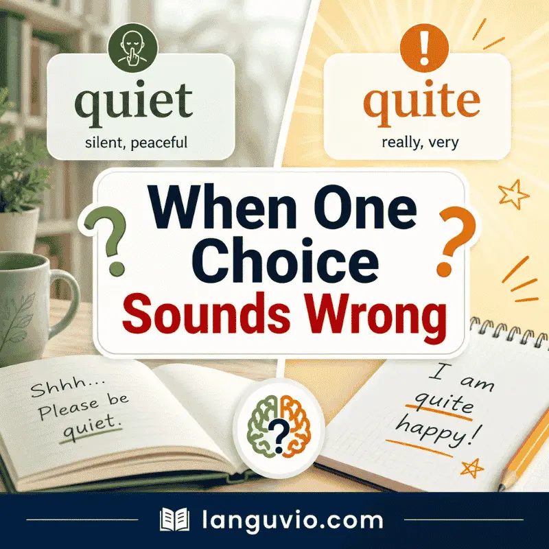 When One Choice Sounds Wrong