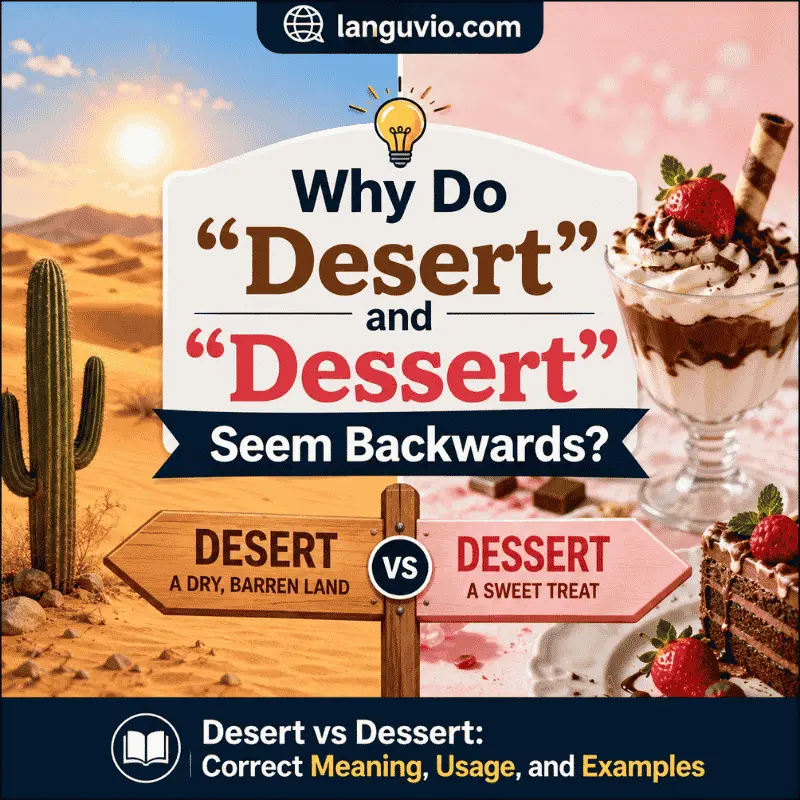 Why Do “Desert” and “Dessert” Seem Backwards?