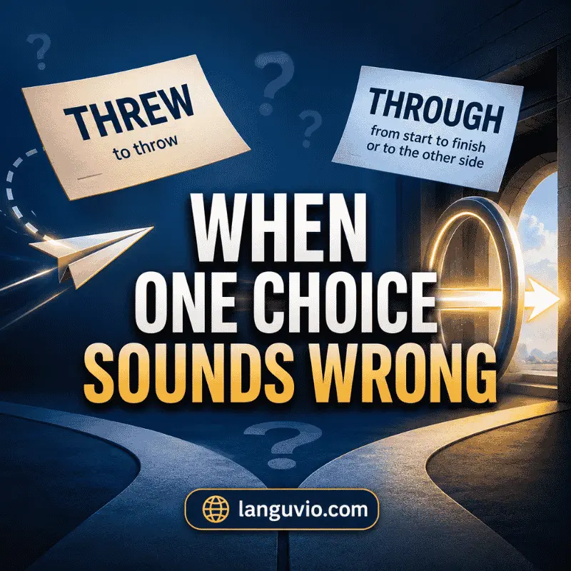 When One Choice Sounds Wrong