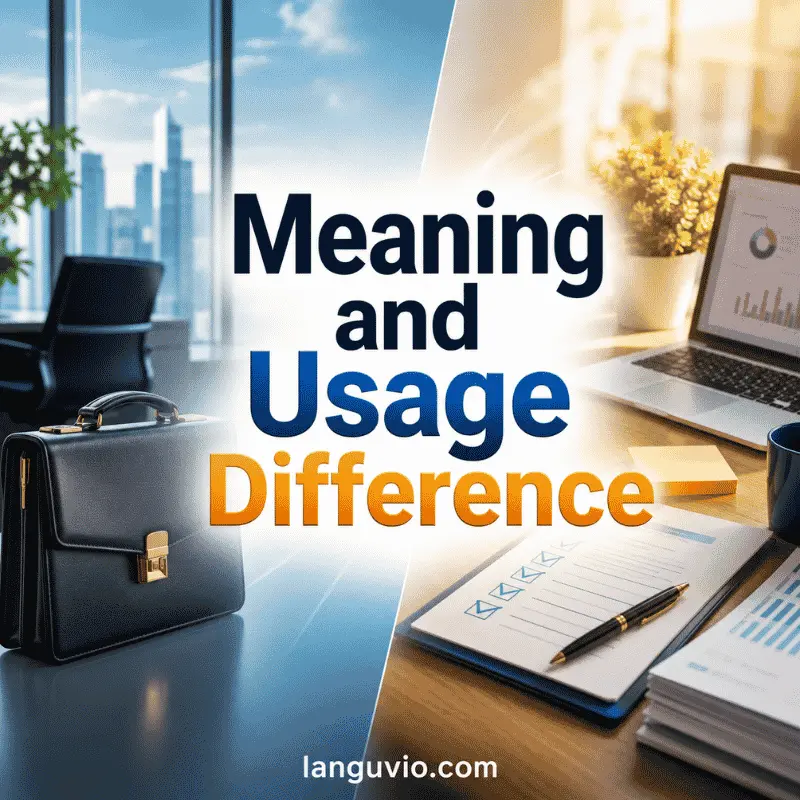 Meaning and Usage Difference