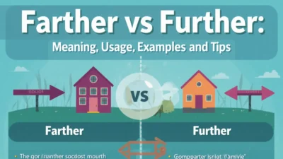 Farther vs Further: Meaning, Usage, Examples, and Tips