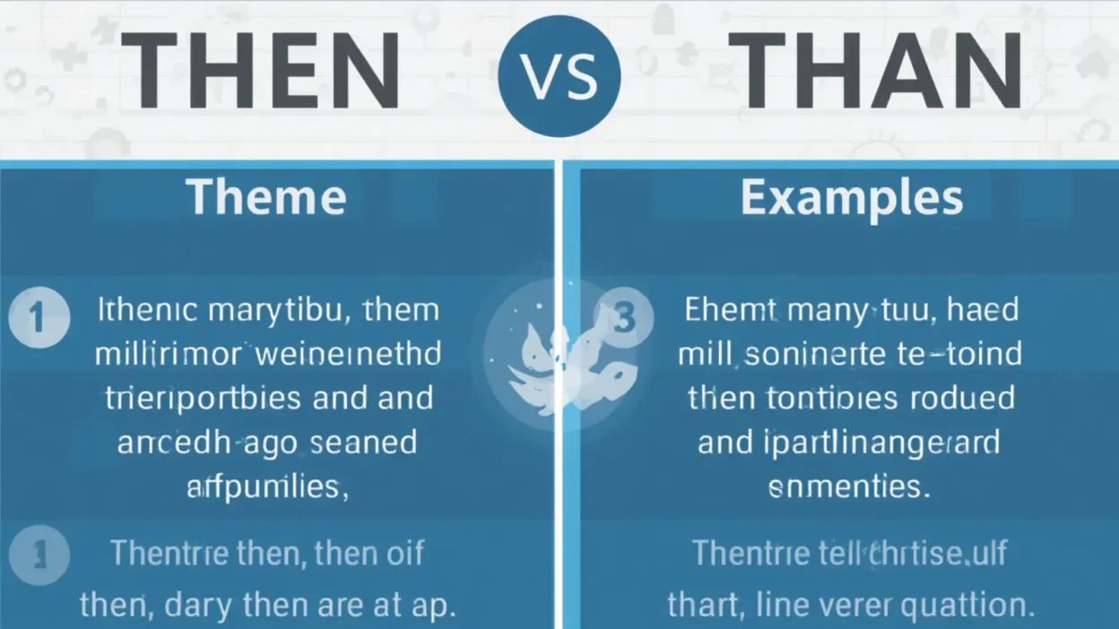 Then vs Than: Difference, Usage, and Examples
