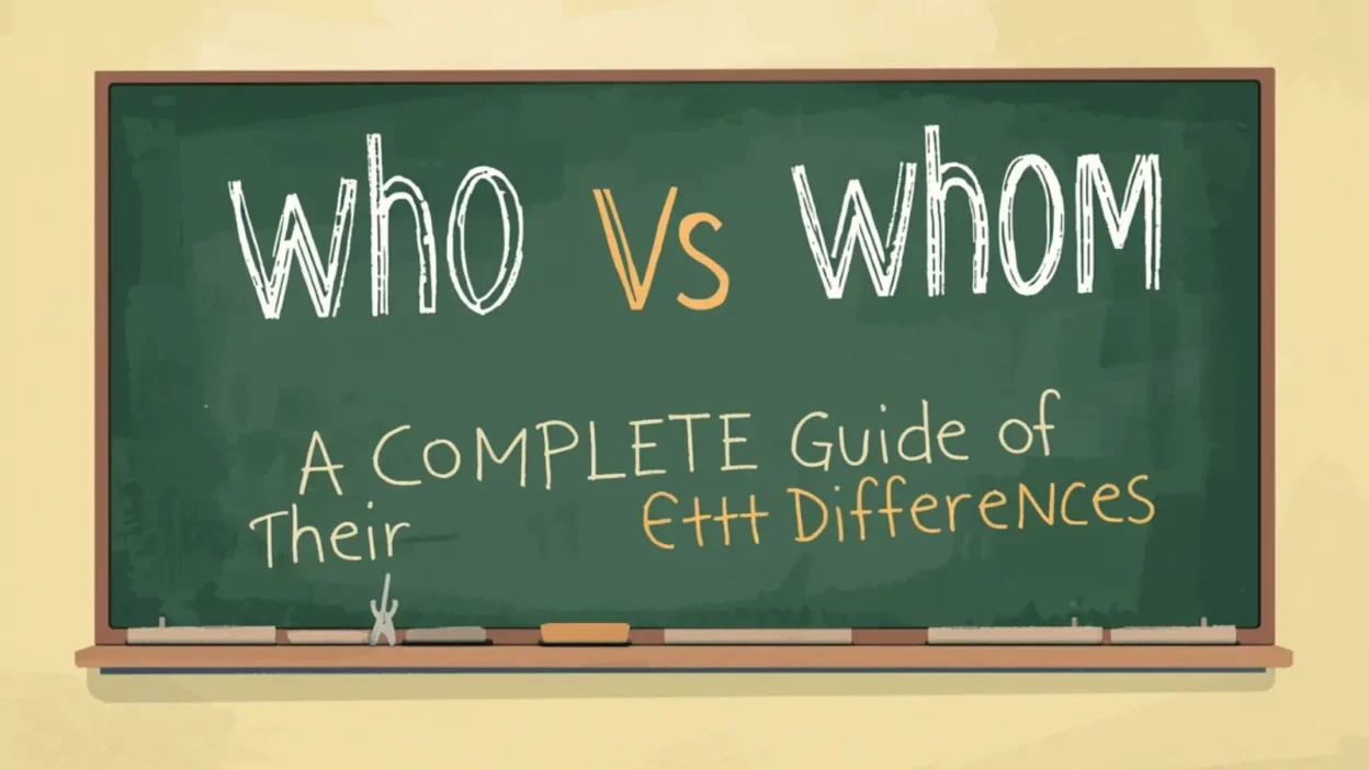Who vs Whom: A Complete Guide to Their Differences