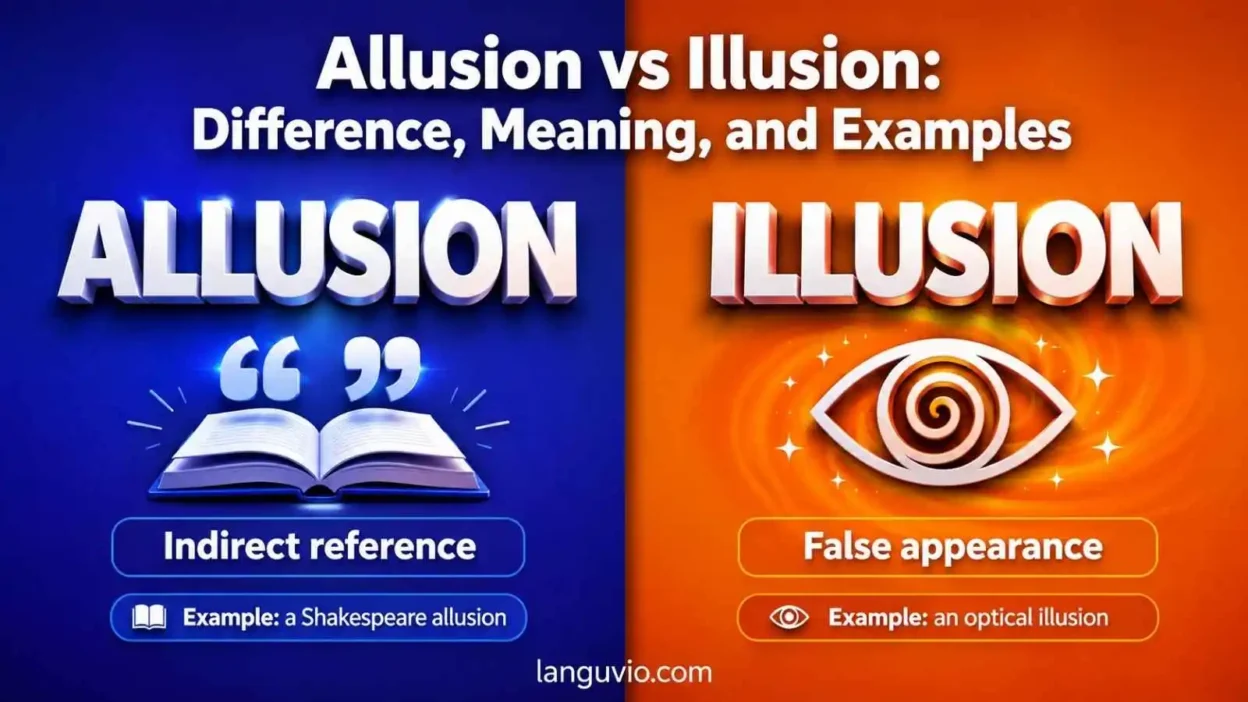 Allusion vs Illusion