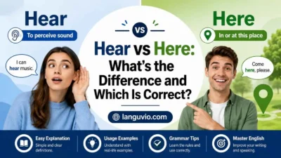 Hear vs Here