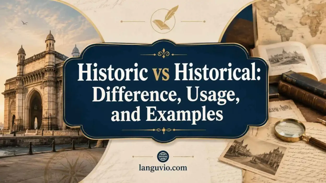 Historic vs Historical