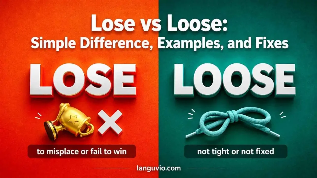 Lose vs Loose