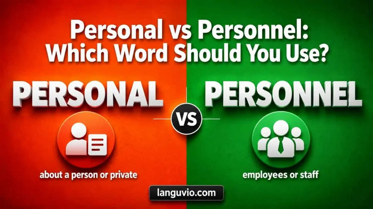 Personal vs Personnel