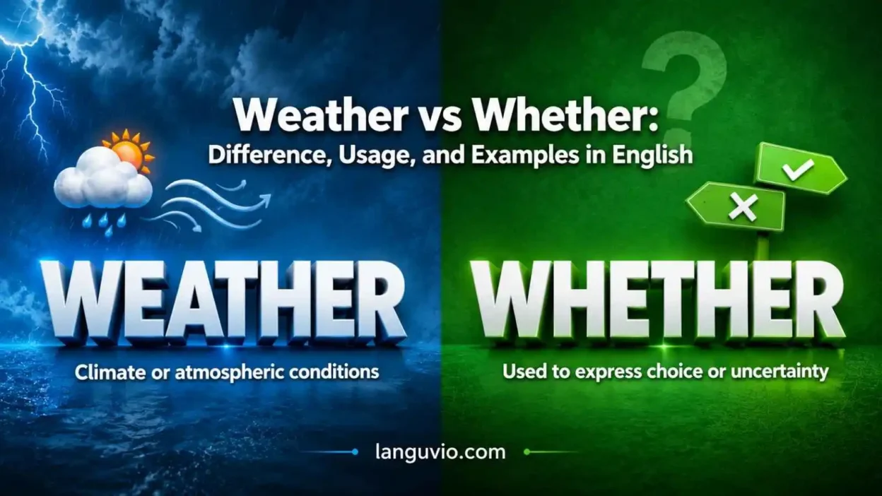 Weather vs Whether