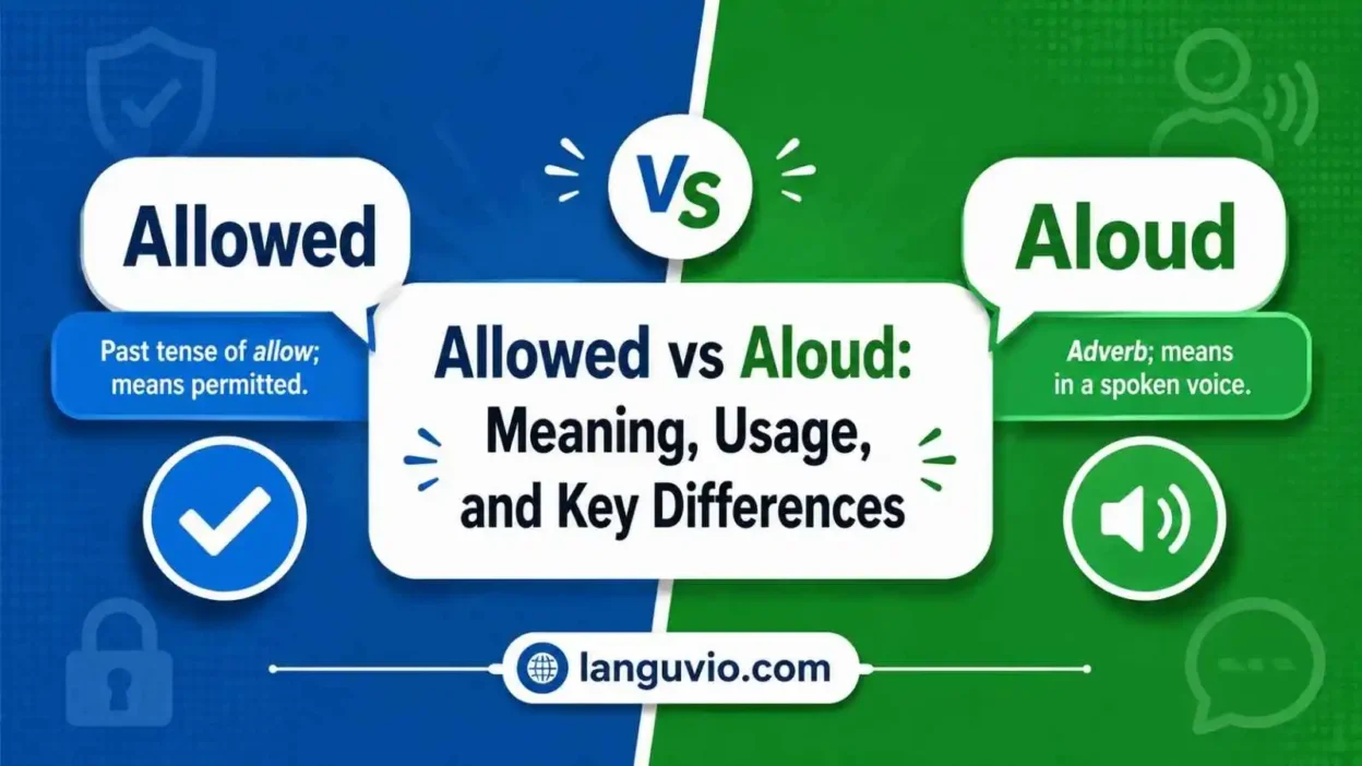 Allowed vs Aloud