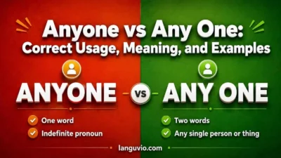 Anyone vs Any One