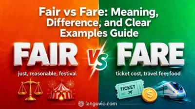 Fair vs Fare