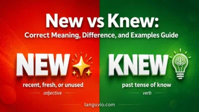 New vs Knew