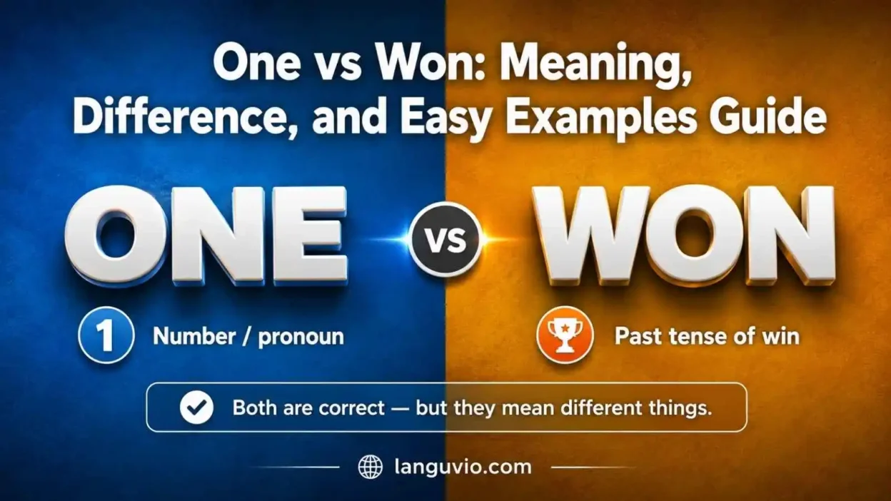 One vs Won