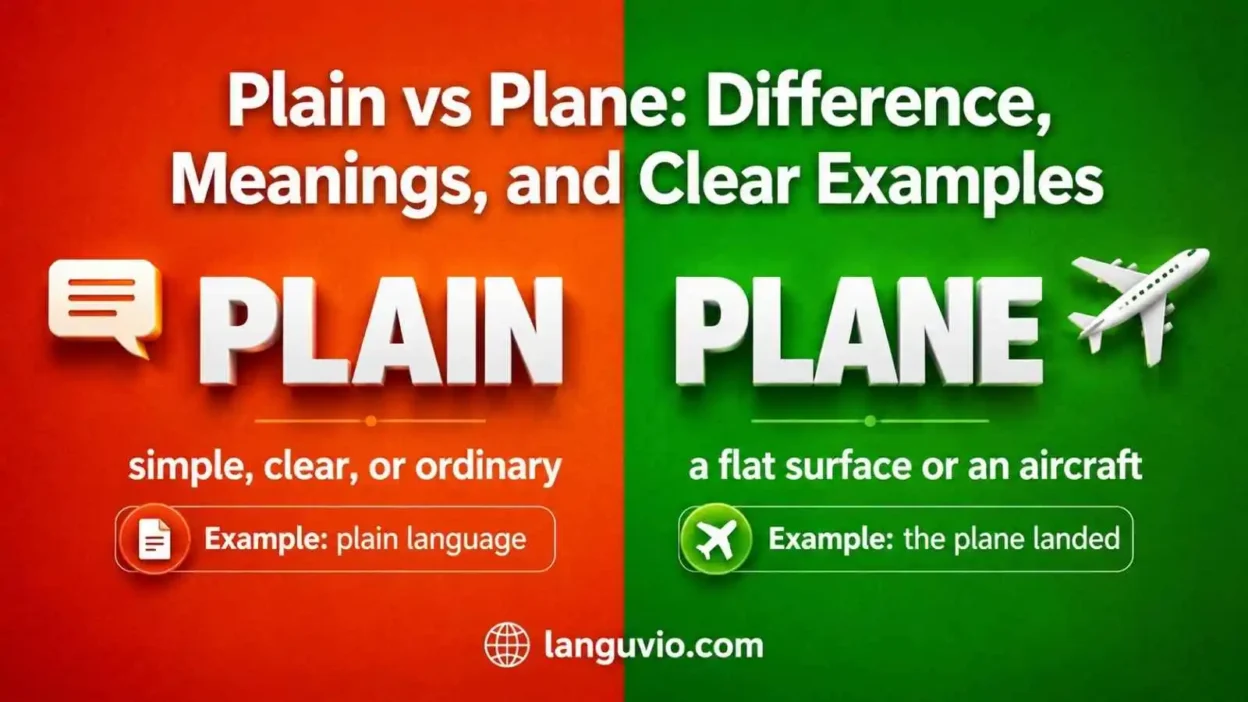Plain vs Plane