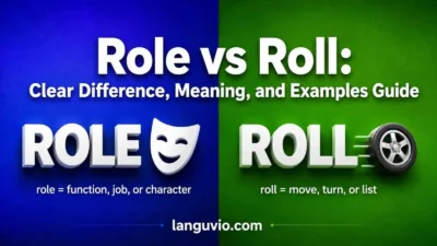 Role vs Roll