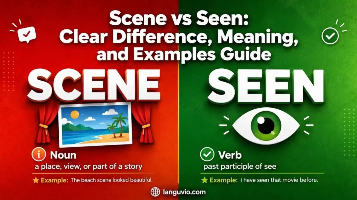 Scene vs Seen