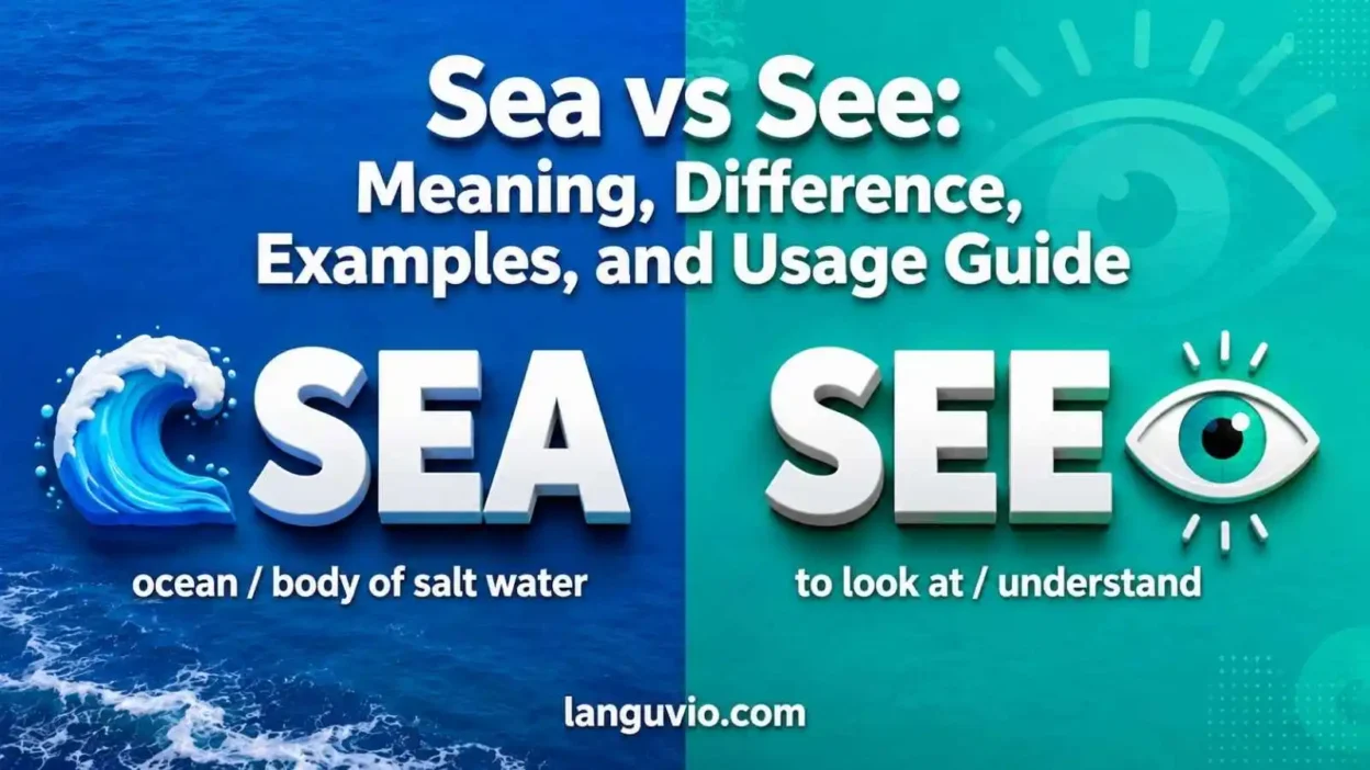 Sea vs See