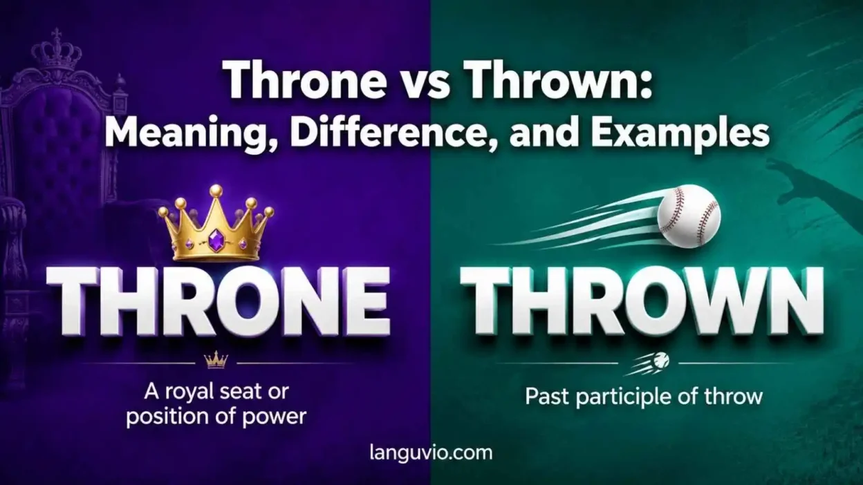 Throne vs Thrown