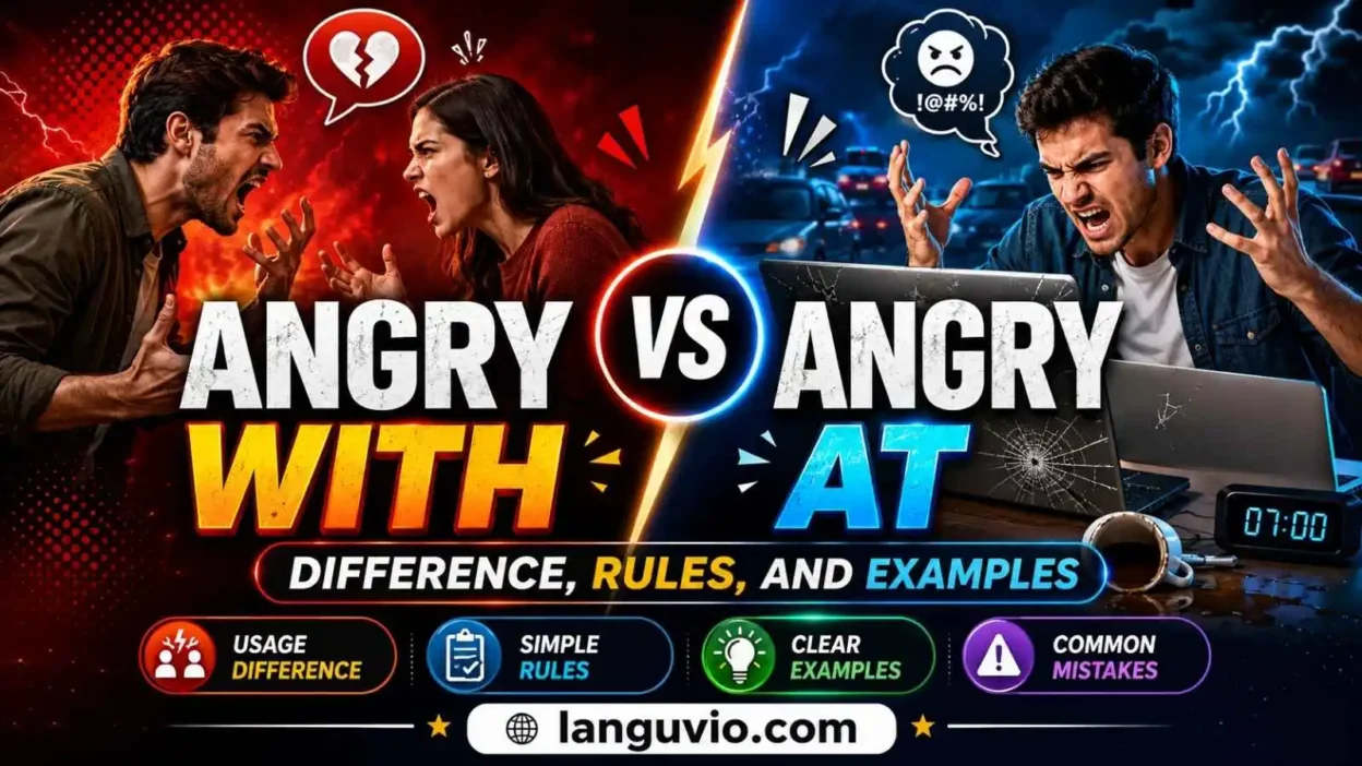 Angry With vs Angry At