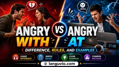 Angry With vs Angry At