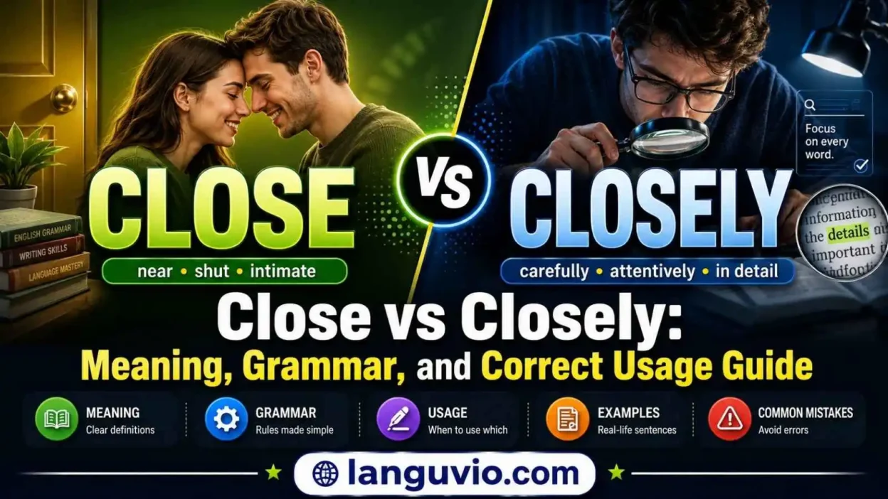 Close vs Closely