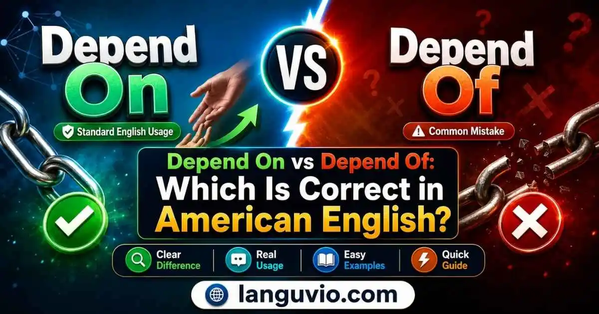 Depend On vs Depend Of