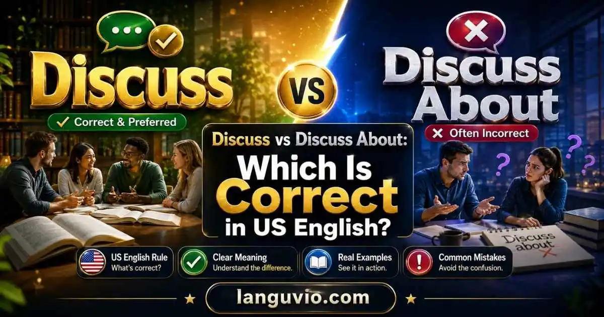 Discuss vs Discuss About