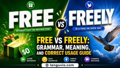 Free vs Freely