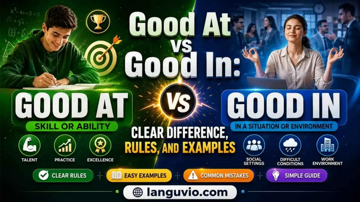 Good At vs Good In