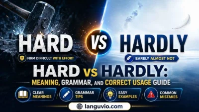 Hard vs Hardly