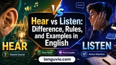 Hear vs Listen