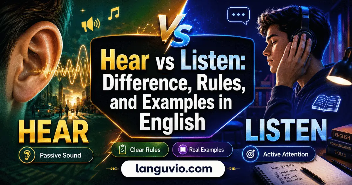 Hear vs Listen