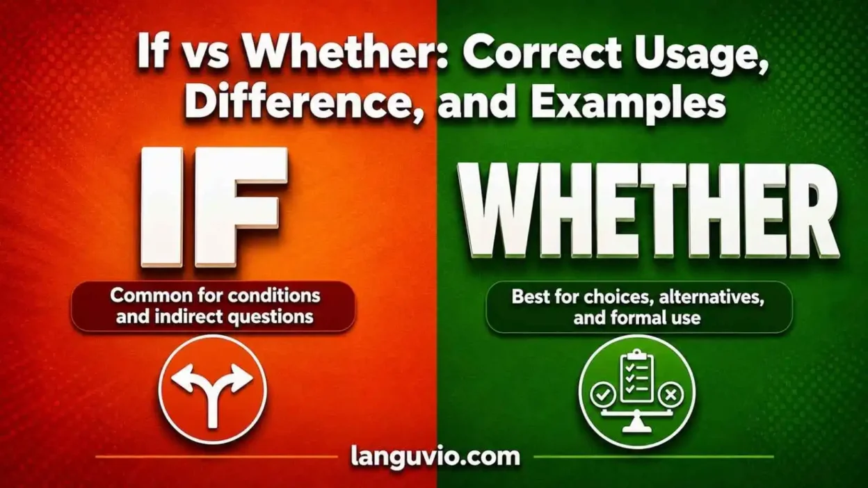 If vs Whether