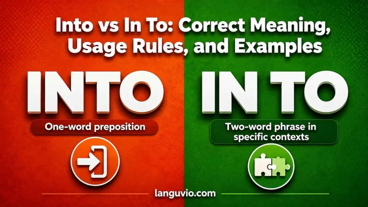 Into vs In To