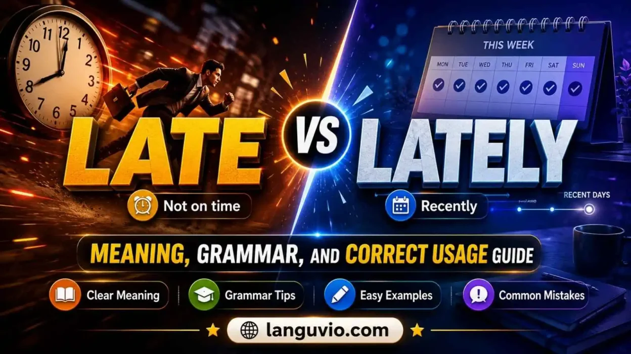 Late vs Lately
