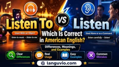 Listen To vs Listen