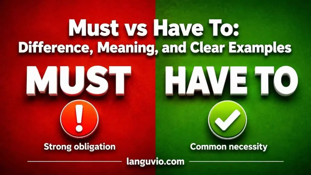 Must vs Have To