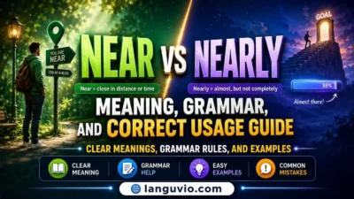 Near vs Nearly