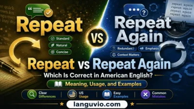 Repeat vs Repeat Again