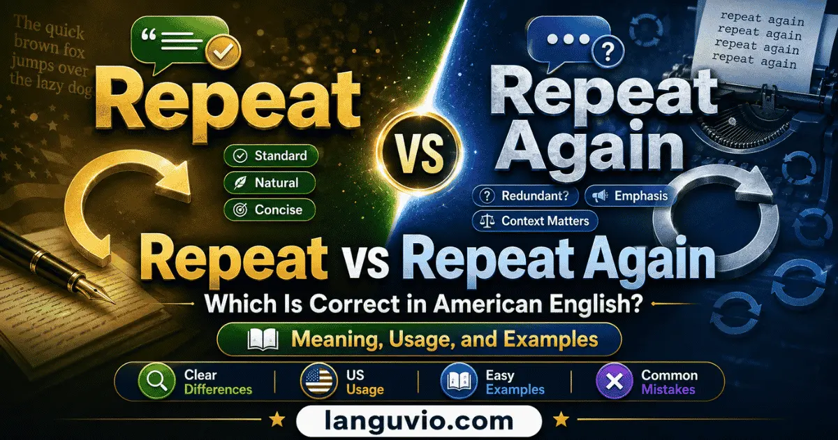 Repeat vs Repeat Again