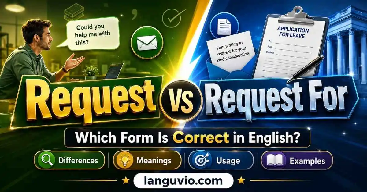 Request vs Request For