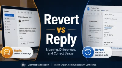 Revert vs Reply