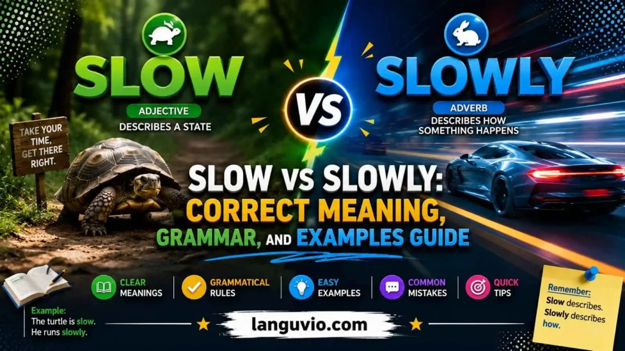 Slow vs Slowly