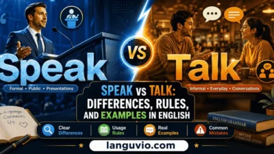 Speak vs Talk