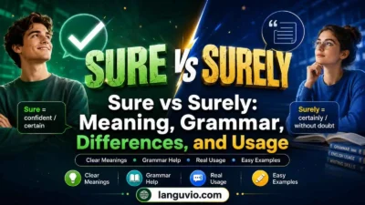 Sure vs Surely