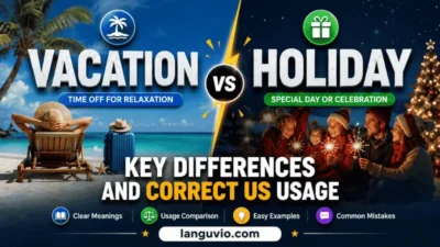 Vacation vs Holiday