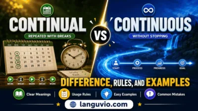 Continual vs Continuous