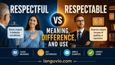 Respectful vs Respectable